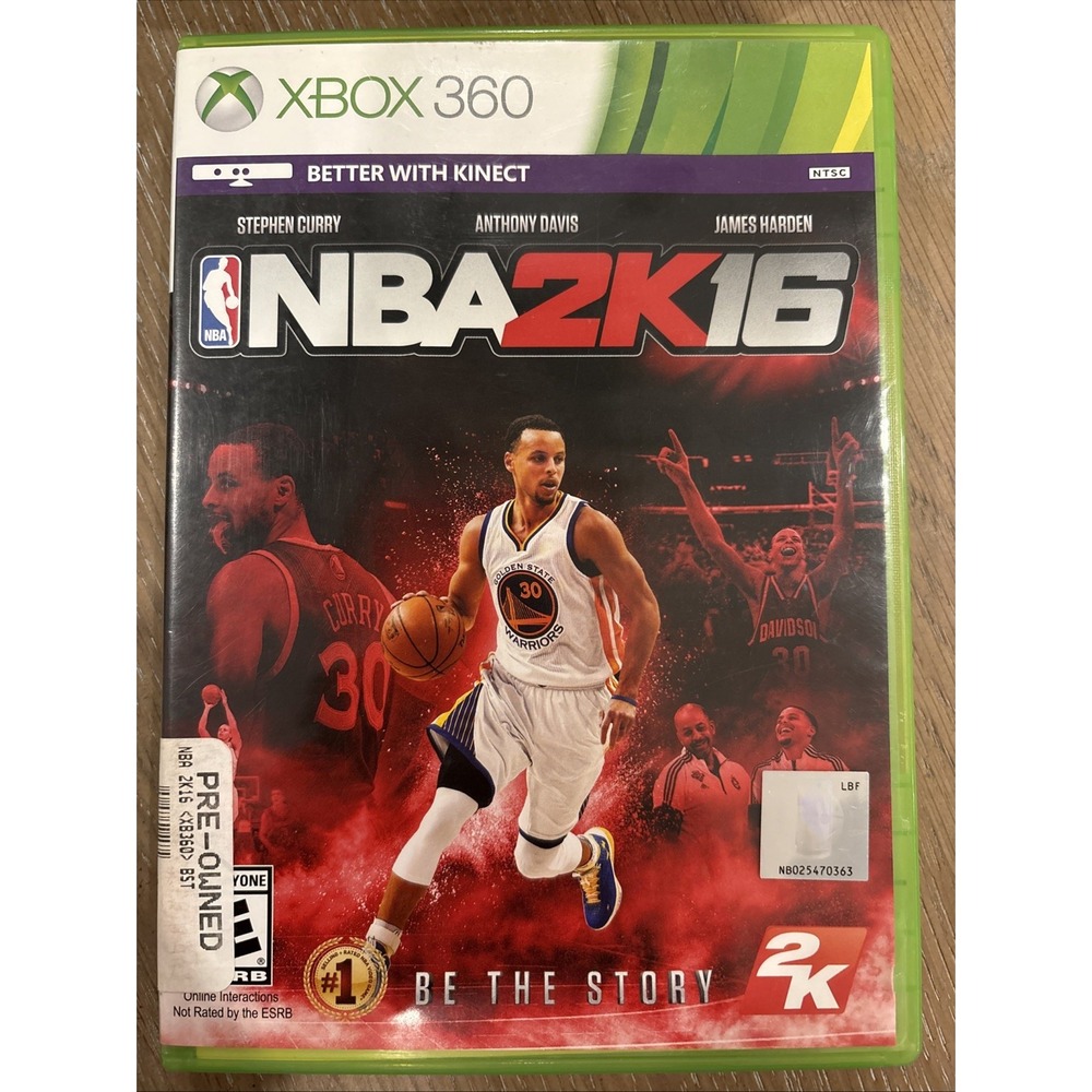 NBA 2K16 (Microsoft Xbox 360, 2015)